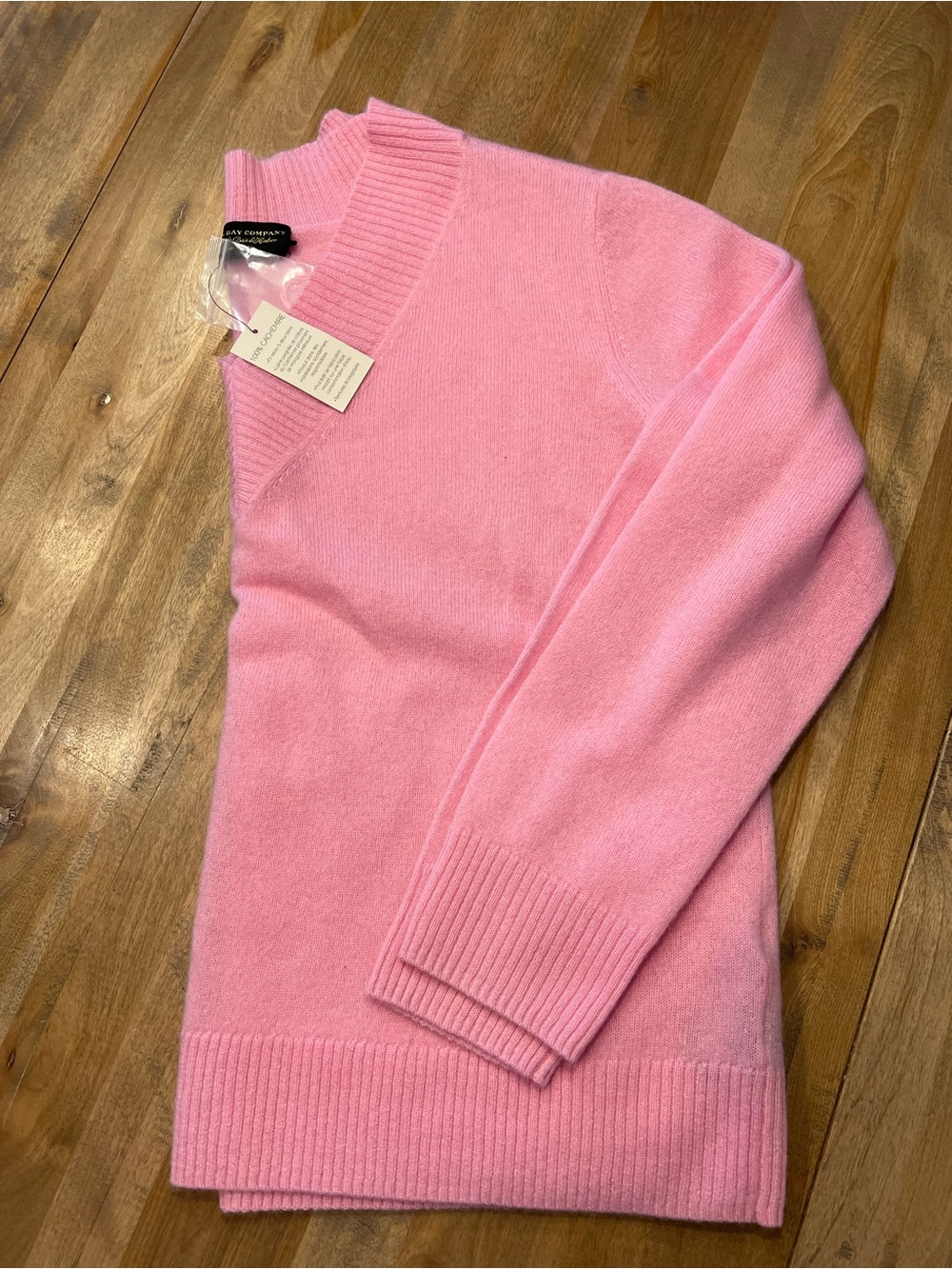 Soft Pink Cashmere Sweater NWT